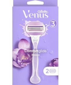 دسته تیغ اصلاح ونوس کامفورت گلاید بریز 3لبه+2تیغ یدک ژیلت