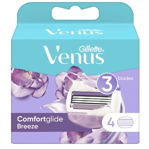 یدک ژیلت ونوس کامفورت گلاید بریز 3 لبه 4 عددی